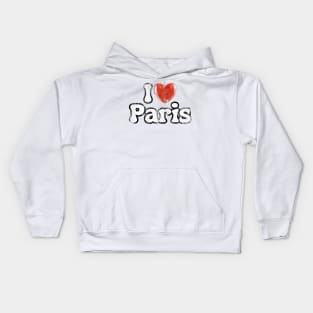 I love Paris Kids Hoodie